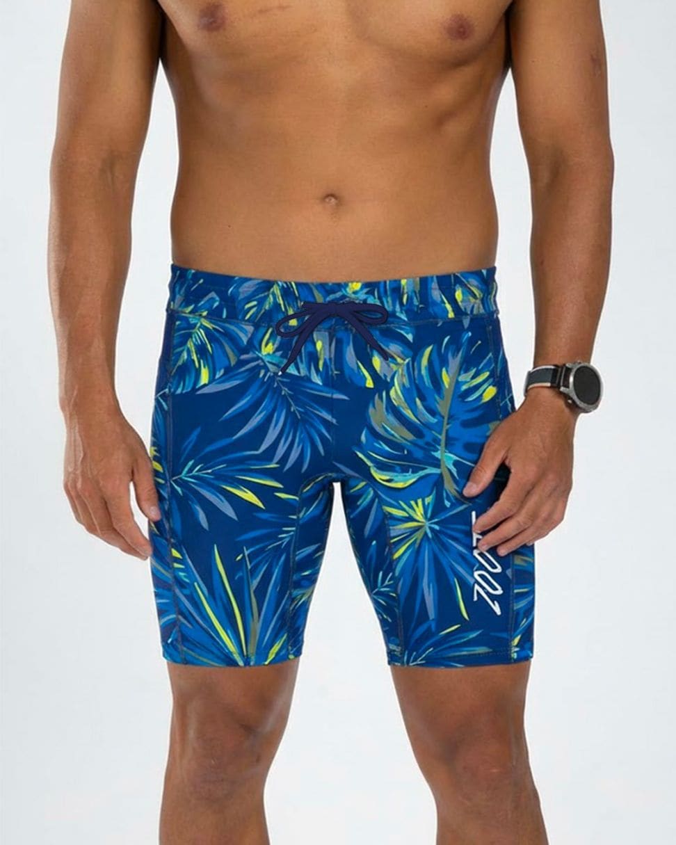 Men RUN 9 HALF TIGHT(Island Original) メンズ ランタイツ ハーフタイツ 9インチ ZMR20008