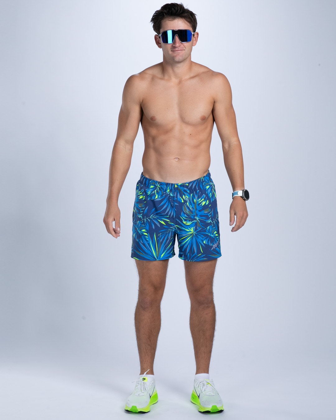 MEN RUN 5 SHORT (Island Original) アスリート専用 ハーフパンツ 5インチ ZMR25093