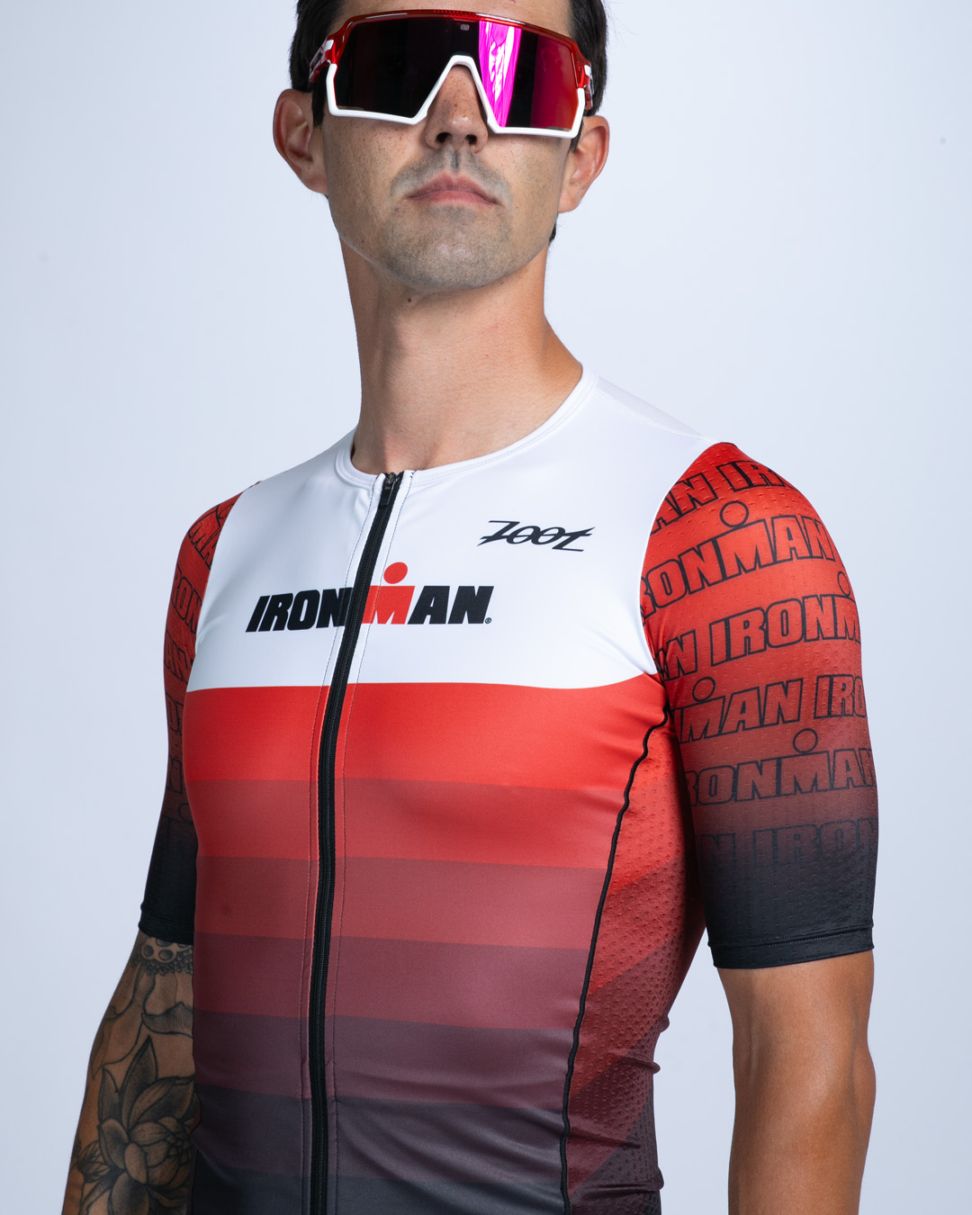 MEN'S TRI AERO JERSEY (IM Velocity) セパレート トップス トライアスロン トライジャージ ZMT15077