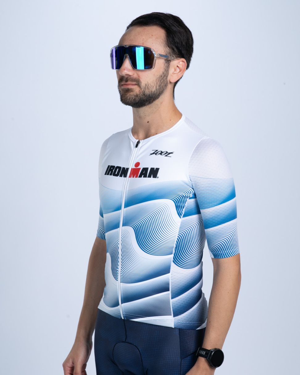 MEN'S TRI AERO JERSEY ( IM Stratos) セパレート トップス トライアスロン トライジャージ ZMT15079