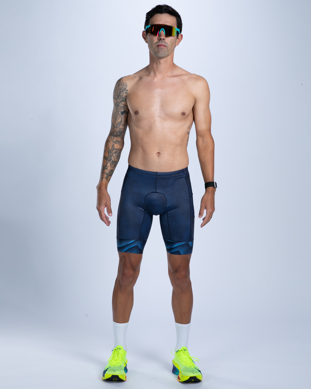 MEN'S TRI 9" SHORT  ( IM Stratos) トライアスロン セパレート トライショーツ 9インチ トライパンツ ZMT21088