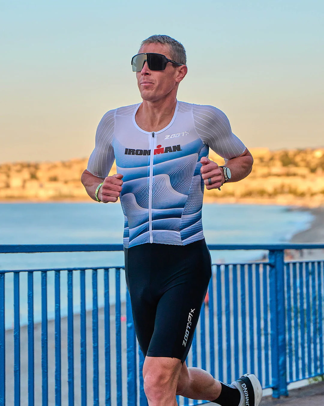 MEN'S TRI AERO FZ RACESUIT (IM Stratos) トライスーツ ワンピース トライウエア トライアスロン  ZMT350111