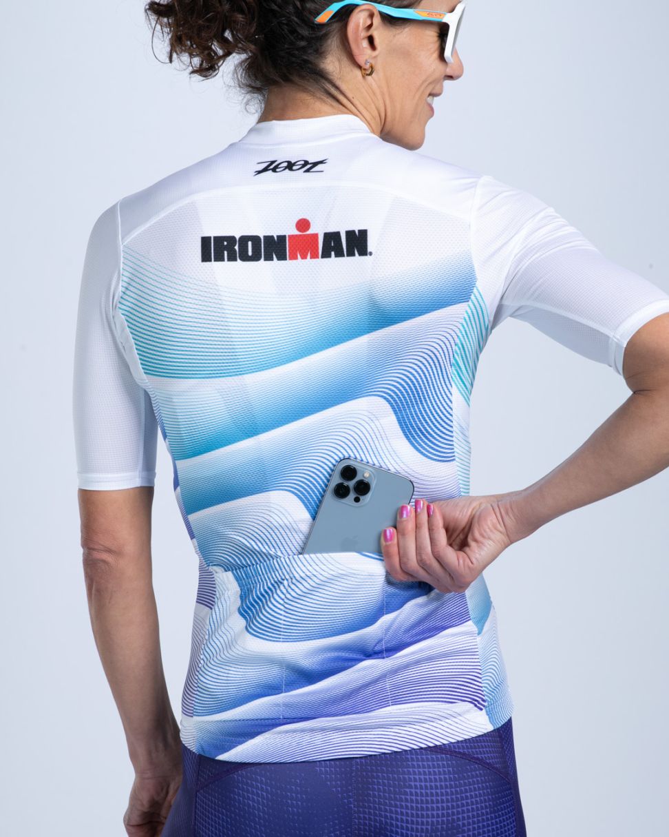 WOMEN'S CYCLE AERO JERSEY (IM Stratos) バイクジャージ サイクルジャージ トップス ZFC110111