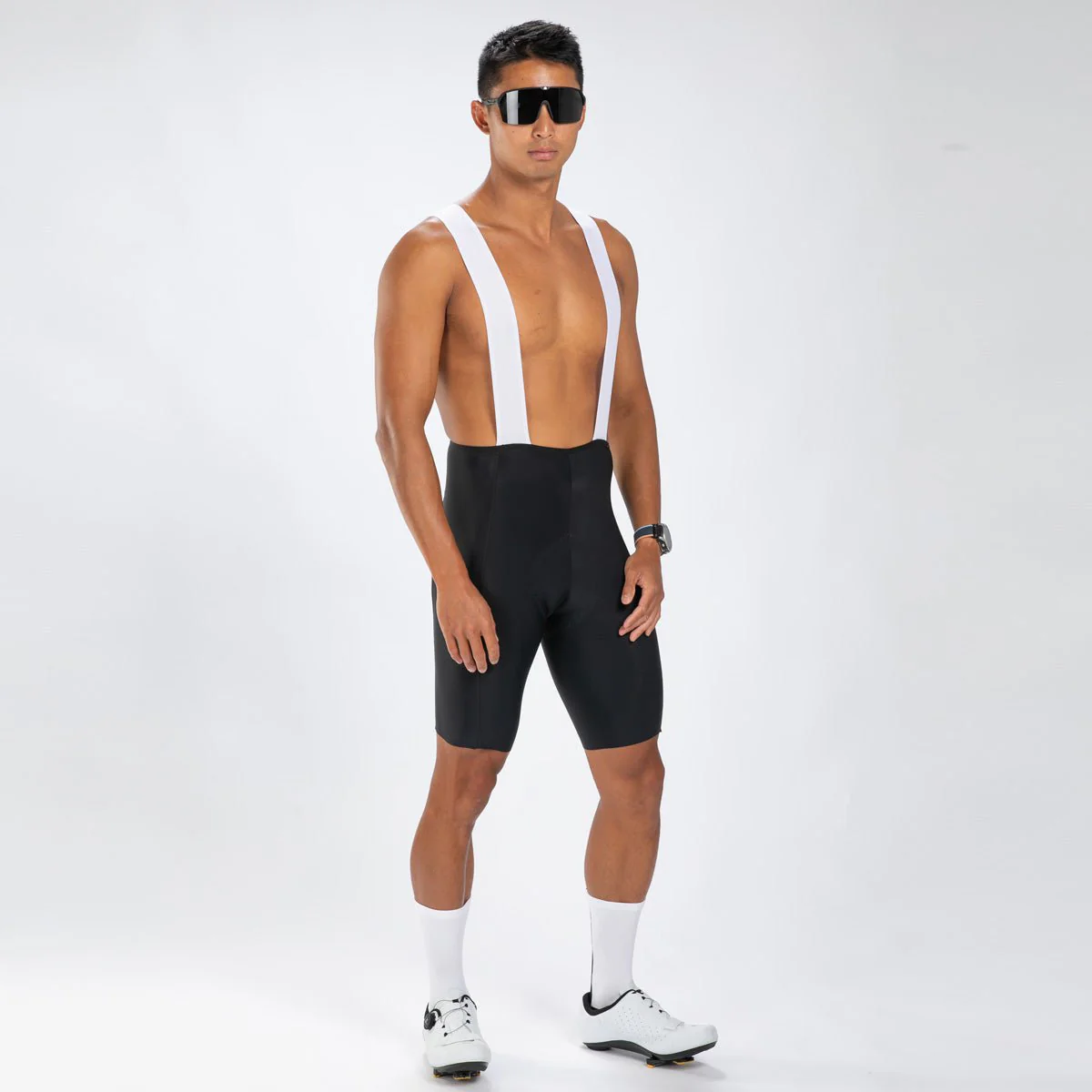 Men's Elite Cycle Bib (Jet Black) サイクルビブショーツ バイクビブパンツ バイクボトム　EMC23001