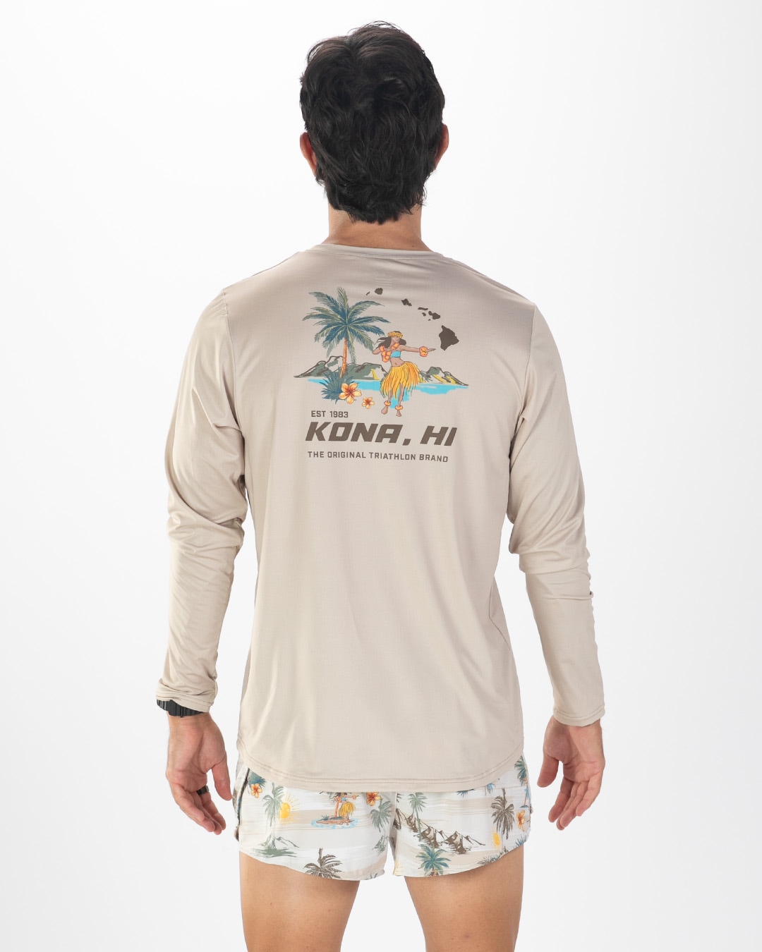 MEN RUN LS TEE (KAHOLO) メンズ  ロングスリーブ エアロランシャツ 　ZMR13001