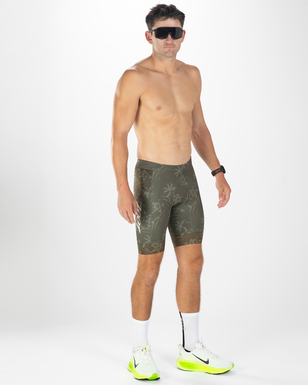 MEN'S TRI 9" SHORT  (KAHOLO) トライアスロン セパレート トライショーツ 9インチ トライパンツ ZMT21001