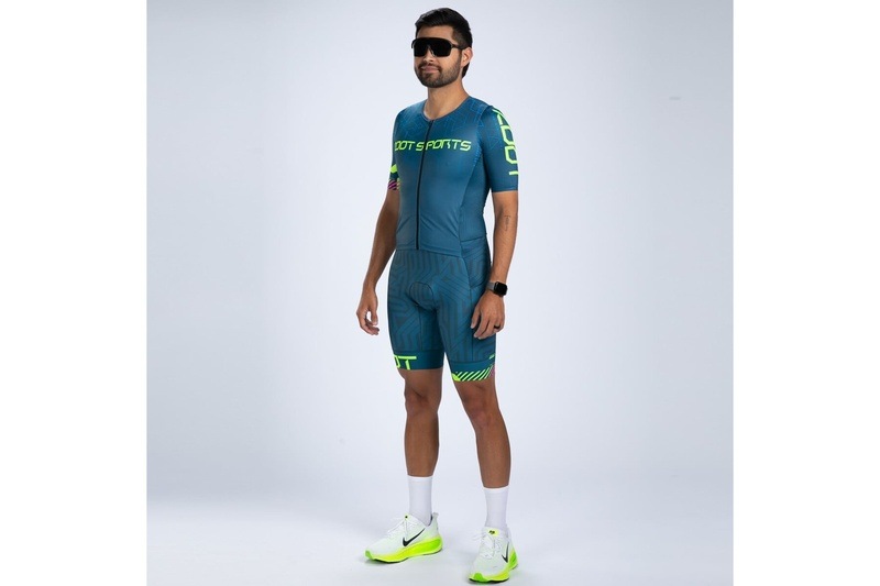 MEN'S TRI AERO FZ RACESUIT (Techno)トライスーツ ワンピース トライウエア トライアスロン ZMT35099