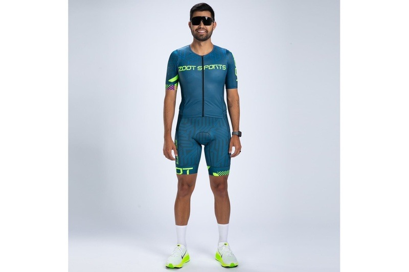 MEN'S TRI AERO FZ RACESUIT (Techno)トライスーツ ワンピース トライウエア トライアスロン ZMT35099
