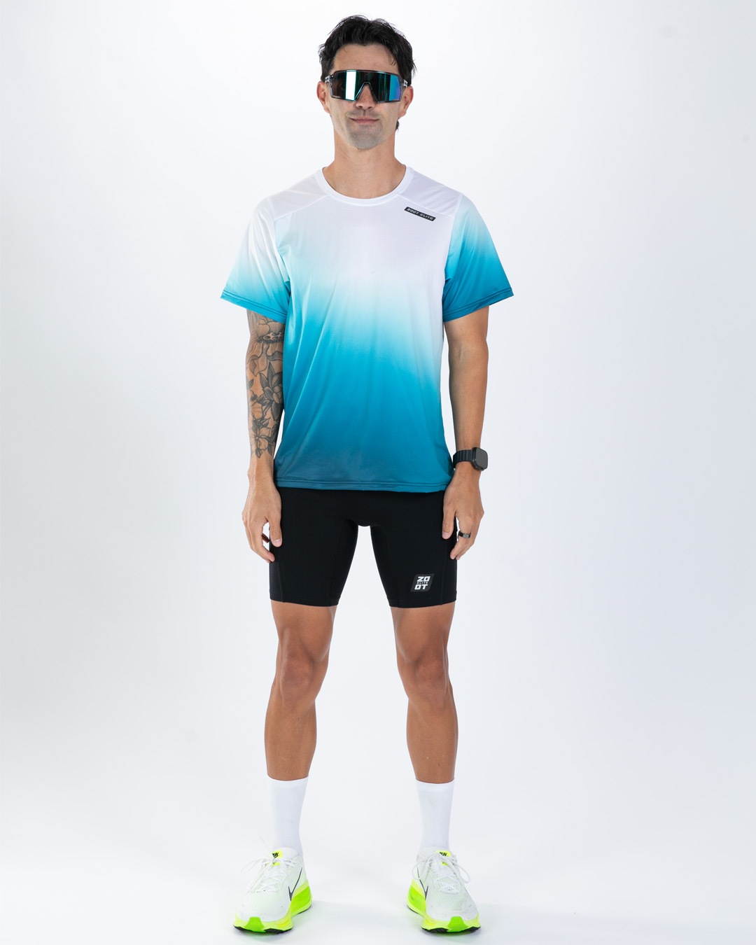 Mens Elite Run Tee (Sonic Wave ) エリートシリーズ ランシャツ ラグジュアリーTee  EMR123012