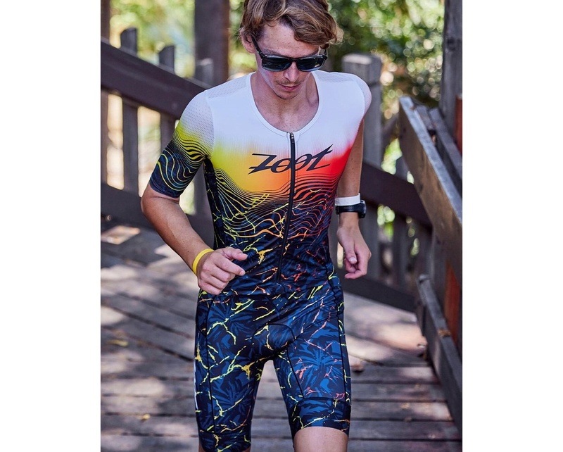 MEN TRI AERO FZ RACESUIT (KOA) メンズ トライアスロンスーツ トライスーツ トライウエア ZMT35071