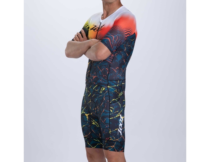 MEN TRI AERO FZ RACESUIT (KOA) メンズ トライアスロンスーツ トライスーツ トライウエア ZMT35071