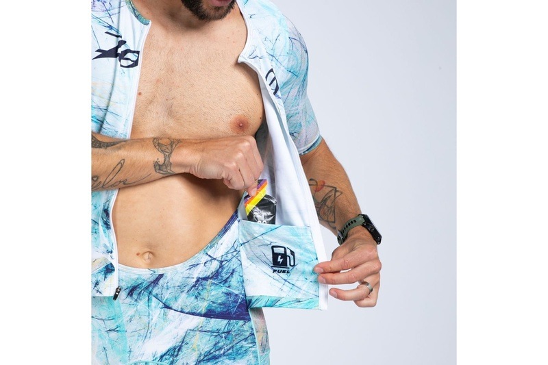 MEN'S TRI AERO FZ RACESUIT (Tempest)トライスーツ ワンピース トライウエア トライアスロン ZMT35010