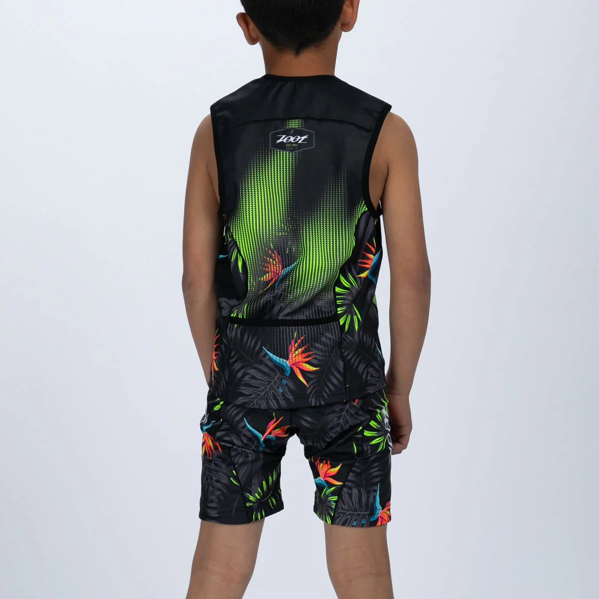 Youth Ltd Tri Protege Short  (Tropical Magic Green) ショーツのみ キッズ向け ユニセックス トライスーツ