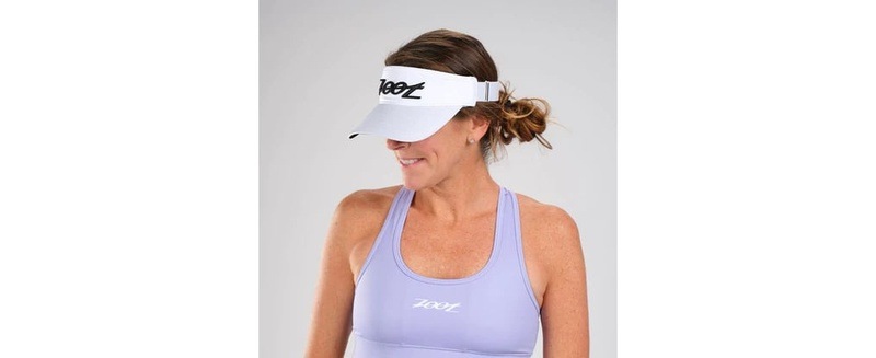 Unisex トライアスロン サンバイザー Tech Visor (Zoot White)