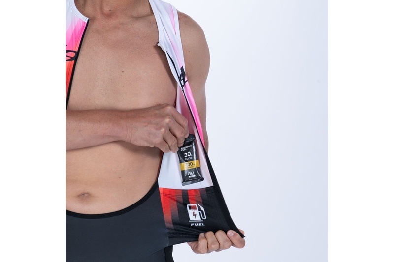 MEN'S TRI SLVS FZ RACESUIT (yoyoyo)トライスーツ ワンピース スリーブレス ZMT36033