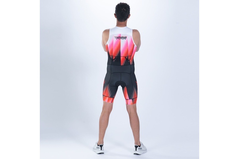 MEN'S TRI SLVS FZ RACESUIT (yoyoyo)トライスーツ ワンピース スリーブレス ZMT36033