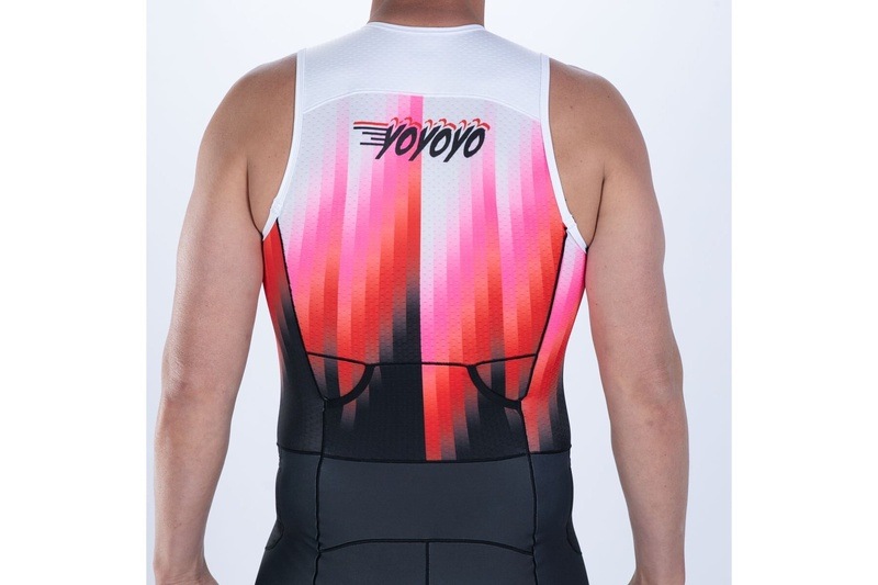 MEN'S TRI SLVS FZ RACESUIT (yoyoyo)トライスーツ ワンピース スリーブレス ZMT36033