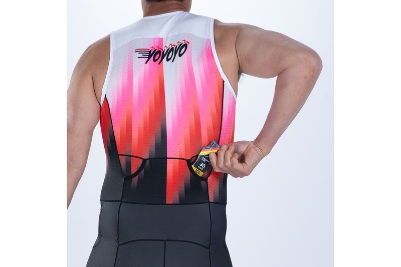 MEN'S TRI SLVS FZ RACESUIT (yoyoyo)トライスーツ ワンピース スリーブレス ZMT36033