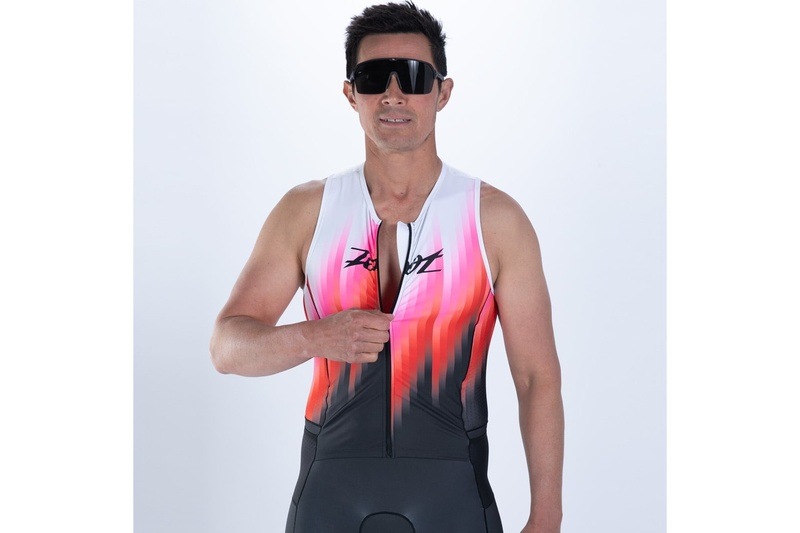 MEN'S TRI SLVS FZ RACESUIT (yoyoyo)トライスーツ ワンピース スリーブレス ZMT36033