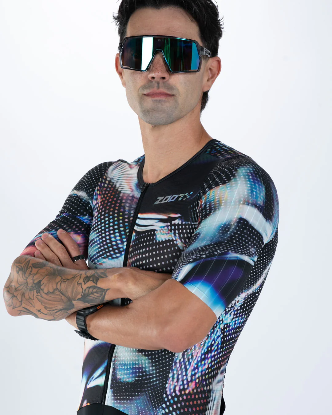 Men's Ultra Tri P1x Racesuit - (Afterburn) 世界最速クラス トライスーツ ワンピース トライウエア UMTX310 - 10