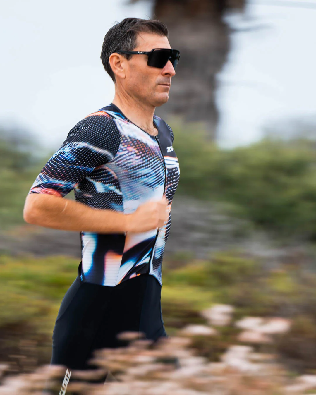 Men's Ultra Tri P1x Racesuit - (Afterburn) 世界最速クラス トライスーツ ワンピース トライウエア UMTX310 - 10