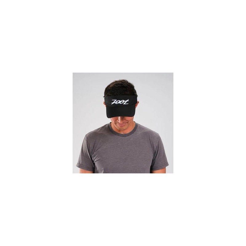Unisex トライアスロン サンバイザー Tech Visor (Zoot Black)