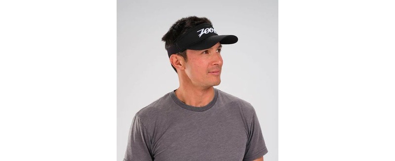 Unisex トライアスロン サンバイザー Tech Visor (Zoot Black)
