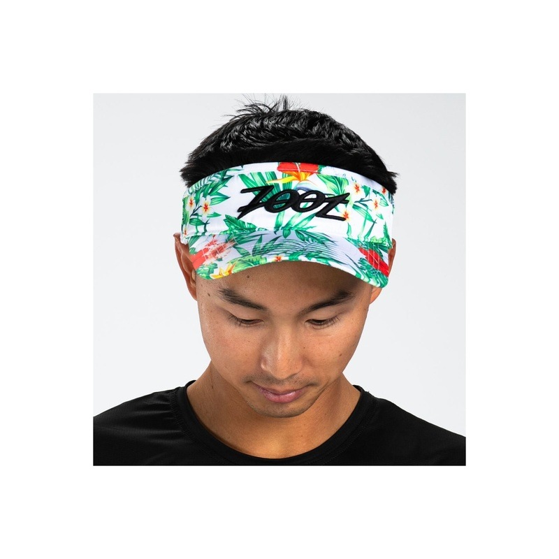 Zoot Unisex トライアスロン サンバイザー Visor White Hawaiian