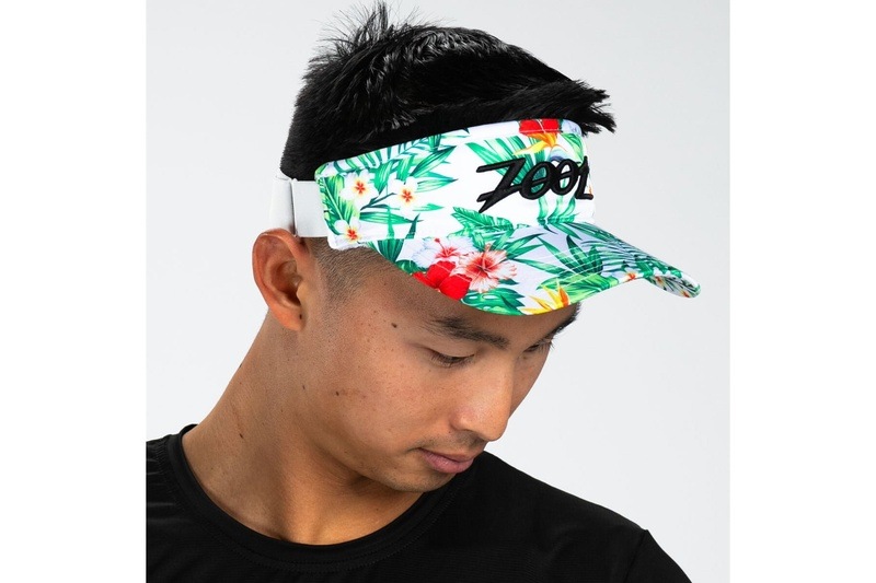 Zoot Unisex トライアスロン サンバイザー Visor White Hawaiian