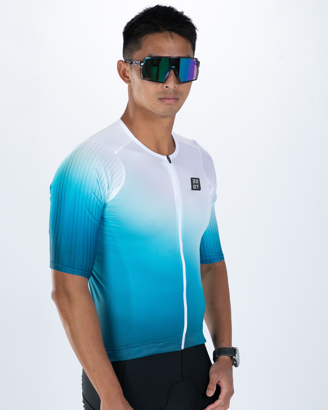 Men's Elite P1 Tri Jersey( SONIC WAVE)エリートP1 トライジャージ セパレート トップス 上着のみ EMT101012