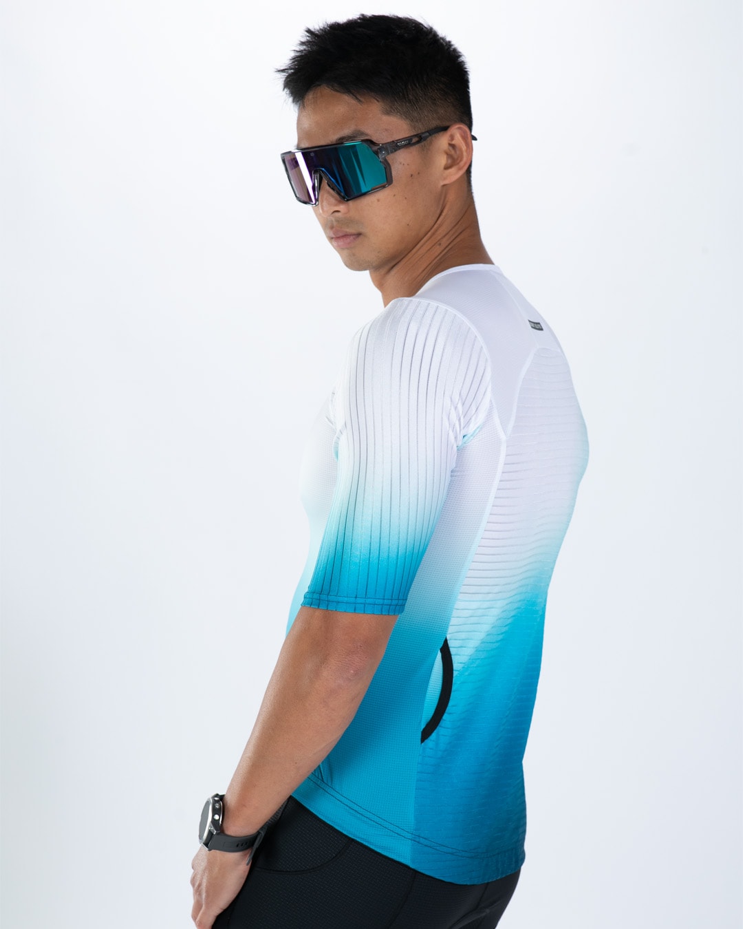 Men's Elite P1 Tri Jersey( SONIC WAVE)エリートP1 トライジャージ セパレート トップス 上着のみ EMT101012