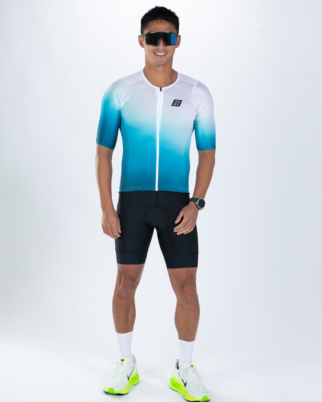 Men's Elite P1 Tri Jersey( SONIC WAVE)エリートP1 トライジャージ セパレート トップス 上着のみ EMT101012