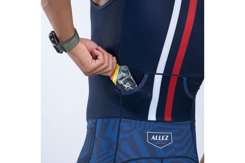 MEN'S TRI SLVS FZ RACESUIT (Allez)トライスーツ ワンピース スリーブレス ZMT36025