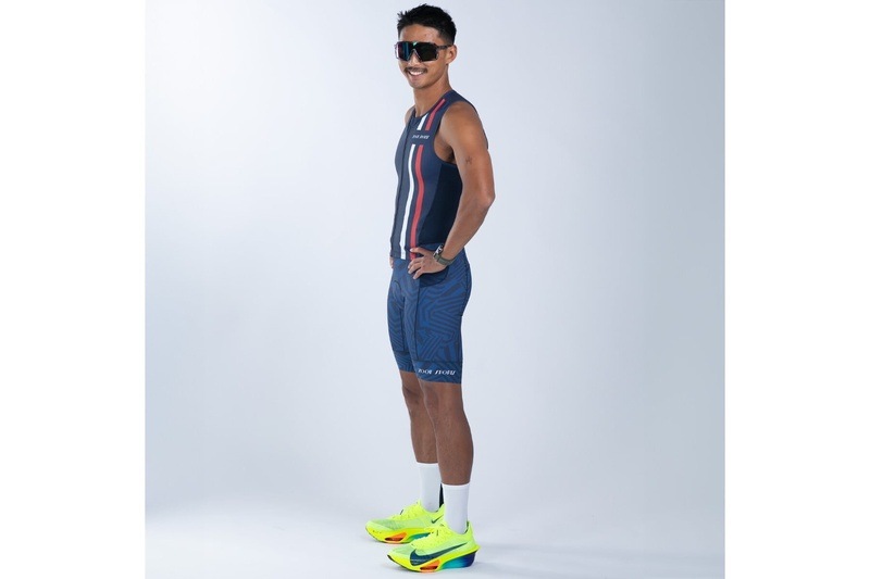 MEN'S TRI SLVS FZ RACESUIT (Allez)トライスーツ ワンピース スリーブレス ZMT36025