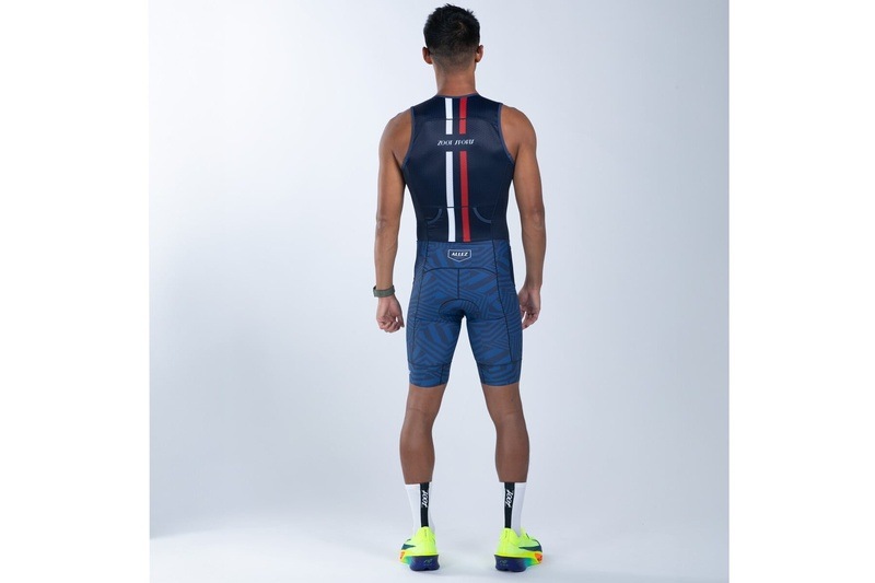 MEN'S TRI SLVS FZ RACESUIT (Allez)トライスーツ ワンピース スリーブレス ZMT36025