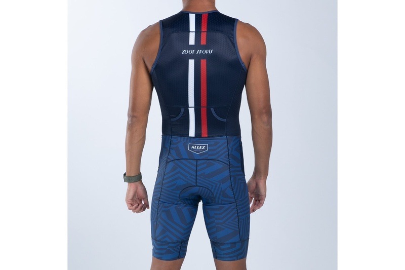 MEN'S TRI SLVS FZ RACESUIT (Allez)トライスーツ ワンピース スリーブレス ZMT36025