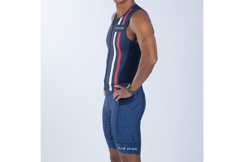 MEN'S TRI SLVS FZ RACESUIT (Allez)トライスーツ ワンピース スリーブレス ZMT36025