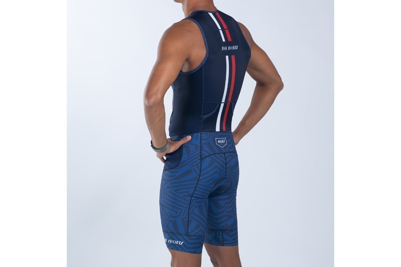 MEN'S TRI SLVS FZ RACESUIT (Allez)トライスーツ ワンピース スリーブレス ZMT36025