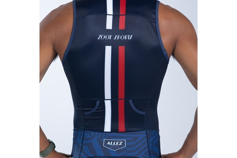 MEN'S TRI SLVS FZ RACESUIT (Allez)トライスーツ ワンピース スリーブレス ZMT36025