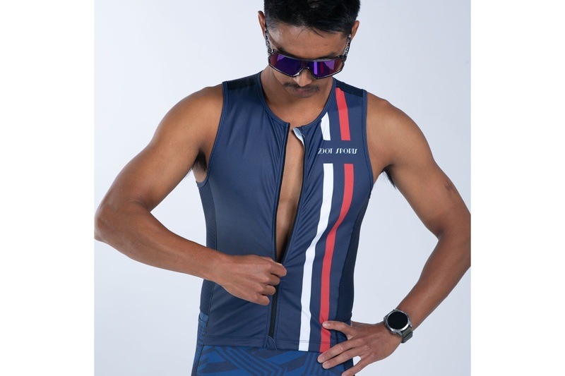 MEN'S TRI SLVS FZ RACESUIT (Allez)トライスーツ ワンピース スリーブレス ZMT36025