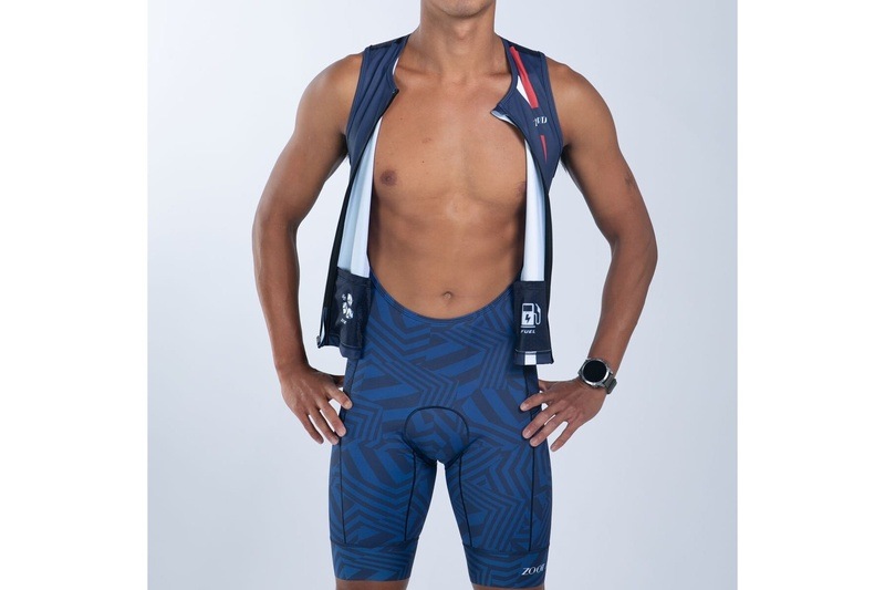MEN'S TRI SLVS FZ RACESUIT (Allez)トライスーツ ワンピース スリーブレス ZMT36025