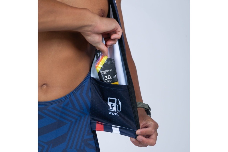 MEN'S TRI SLVS FZ RACESUIT (Allez)トライスーツ ワンピース スリーブレス ZMT36025