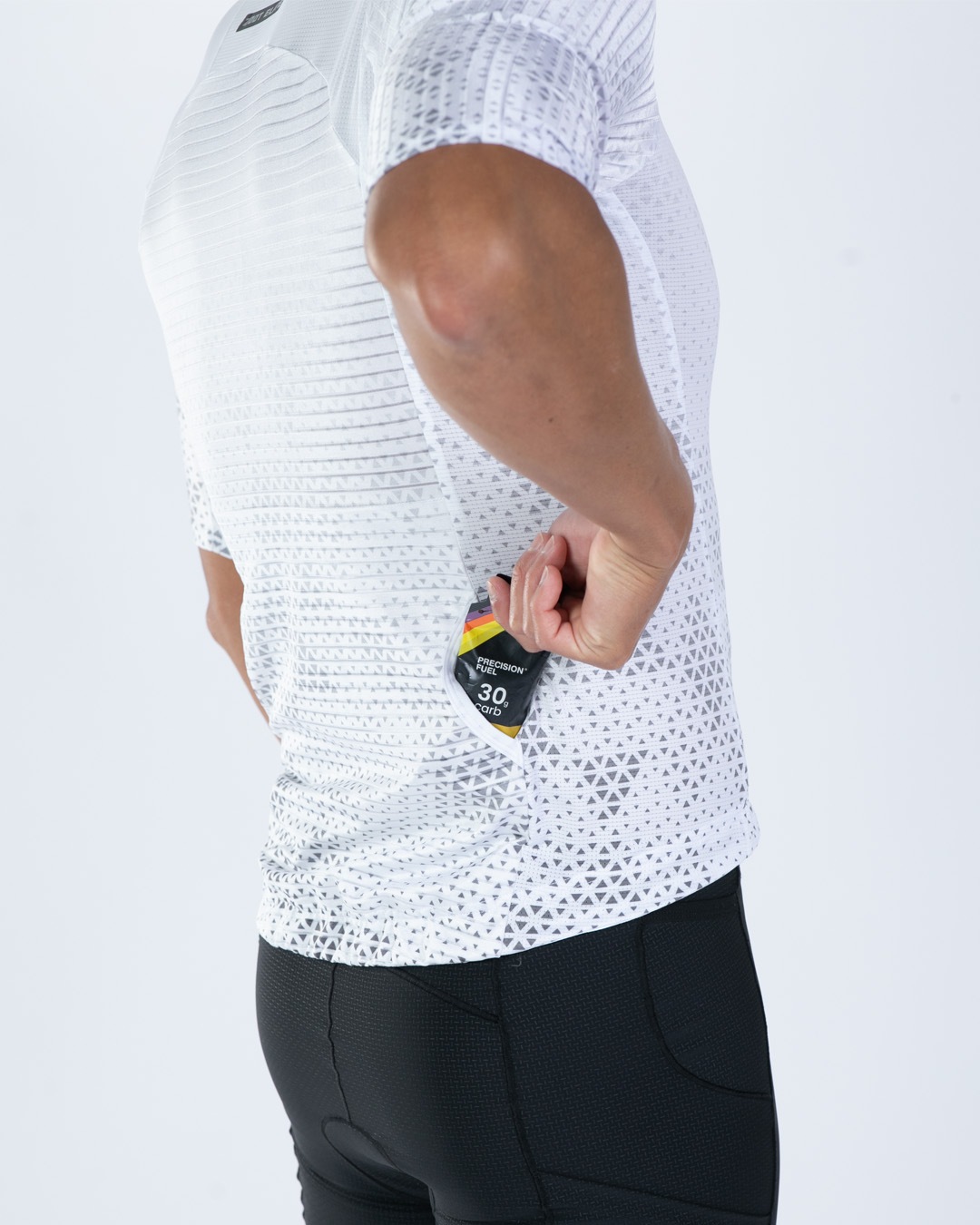 Men's Elite P1 Tri Jersey（ SONIC WHITE）エリートP1 トライジャージ　セパレート トップス 上着のみ EMT101012