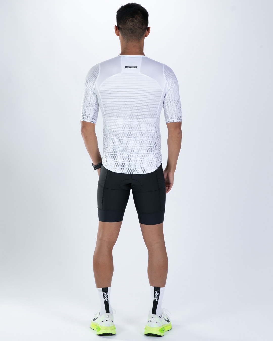 Men's Elite P1 Tri Jersey（ SONIC WHITE）エリートP1 トライジャージ　セパレート トップス 上着のみ EMT101012