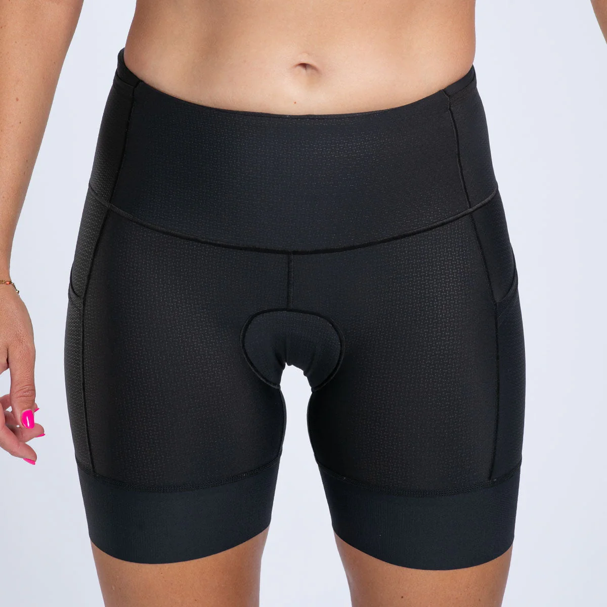 Women's Elite Tri 6" Short (Jet Black)トライアスロン セパレート トライショーツ トライパンツ エリートシリーズ EFT2110