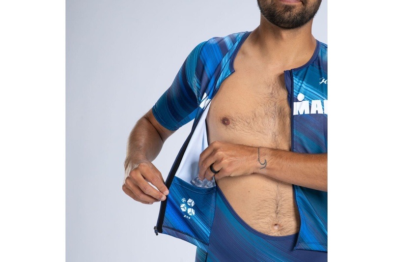 MEN'S TRI AERO FZ RACESUIT (IRONMAN HEAT)トライスーツ ワンピース トライウエア トライアスロン ZMT35010