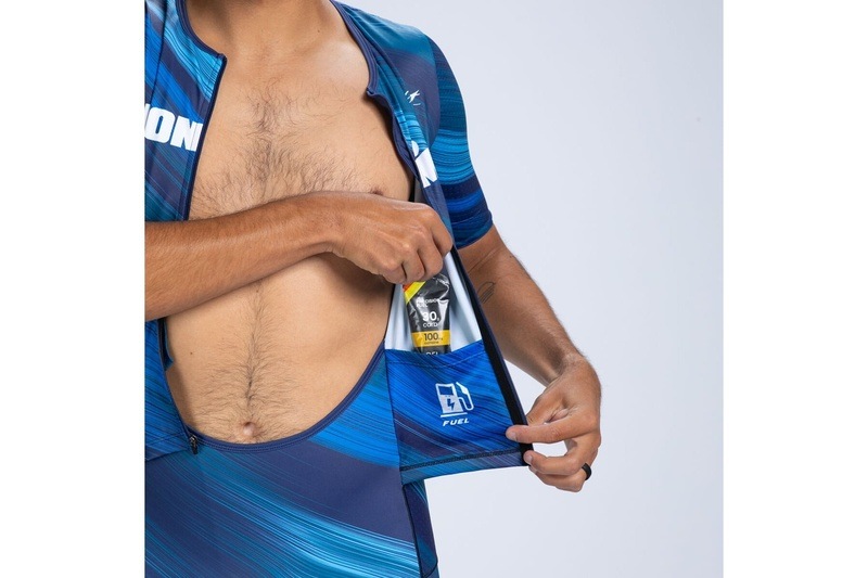 MEN'S TRI AERO FZ RACESUIT (IRONMAN HEAT)トライスーツ ワンピース トライウエア トライアスロン ZMT35010