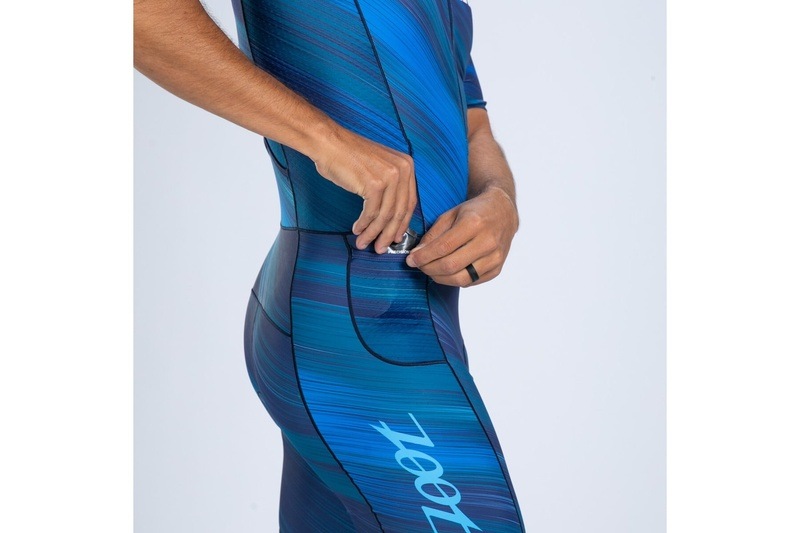 MEN'S TRI AERO FZ RACESUIT (IRONMAN HEAT)トライスーツ ワンピース トライウエア トライアスロン ZMT35010
