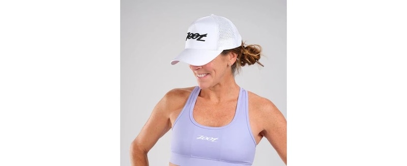 Unisex Cap Tech Curved Bill Hat  オリジナルキャップ (Zoot White)