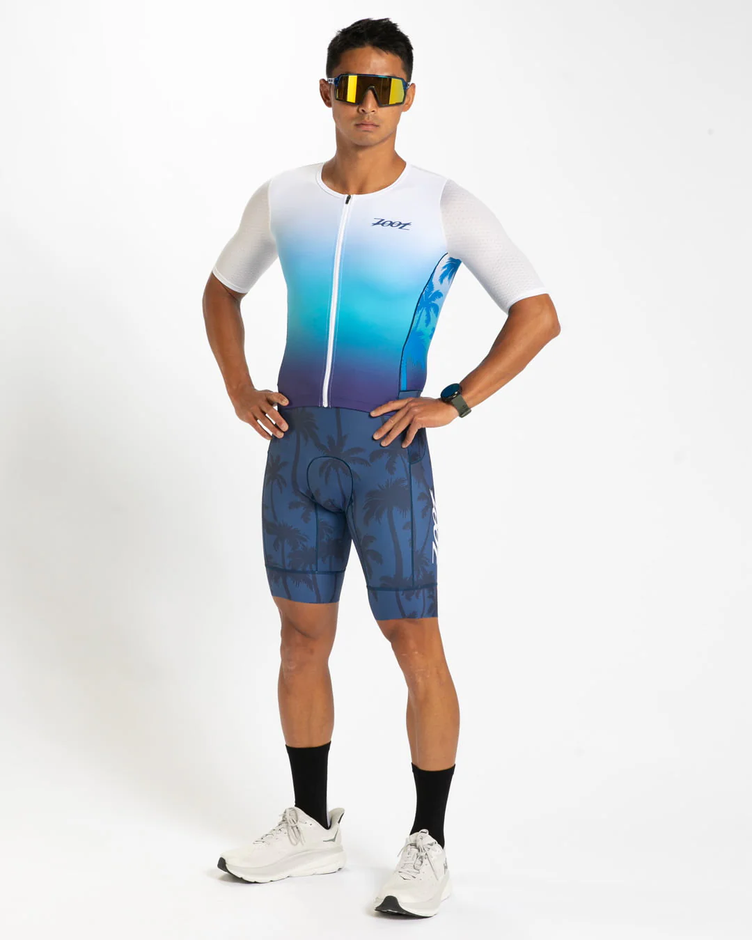 MEN'S TRI AERO FZ RACESUIT (PARADISE) トライスーツ ワンピース トライウエア トライアスロン ZMT3500